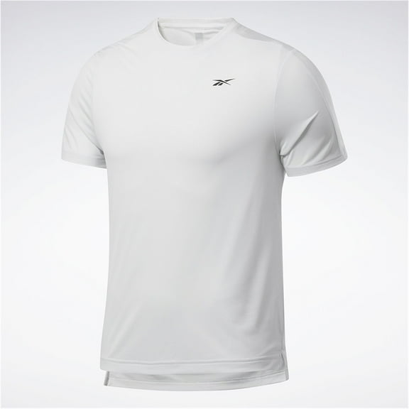 Reebok Mens UBF Perforated Basic T-Shirt, White, X-Large