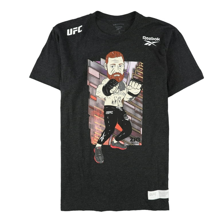 Reebok Mens UFC McGregor Graphic T Shirt Black Medium Walmart