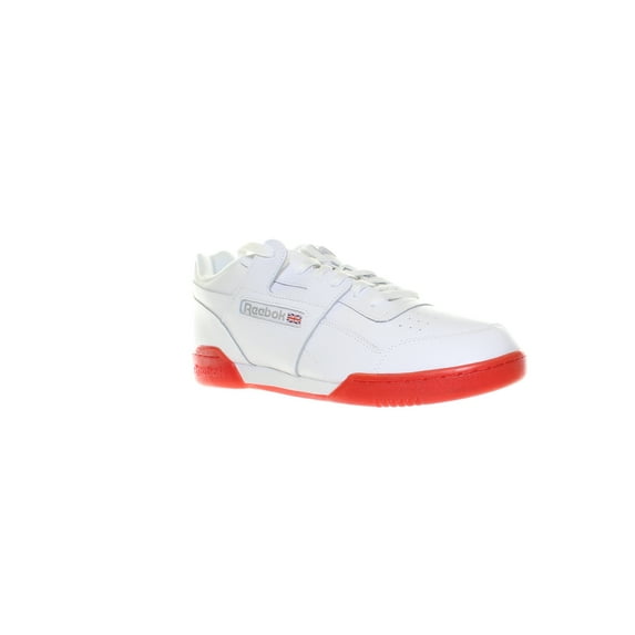 Reebok Mens Workout Plus White Fashion Sneaker Size 12
