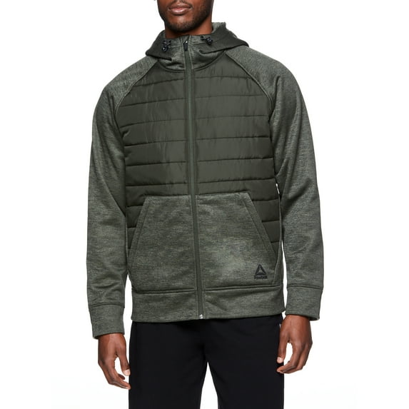 Reebok Mens and Big Mens Active Hybrid Jacket, Up to 3XL