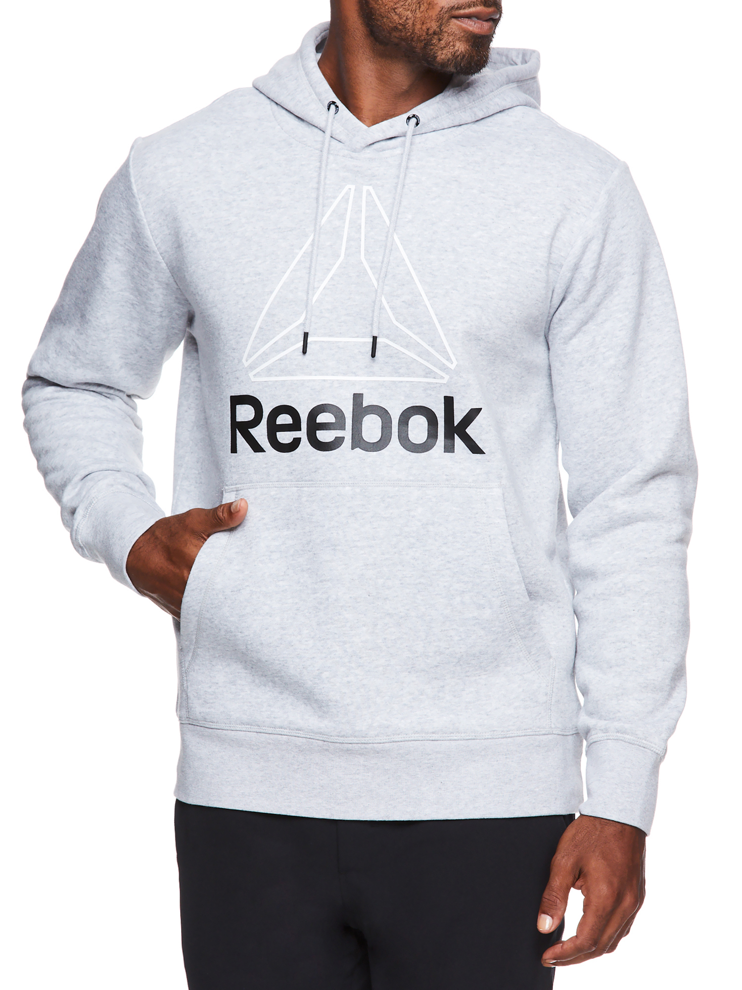 Reebok Mens and Big Mens Active Pullover Fleece Hoodie, Up to 3XL - image 1 of 5