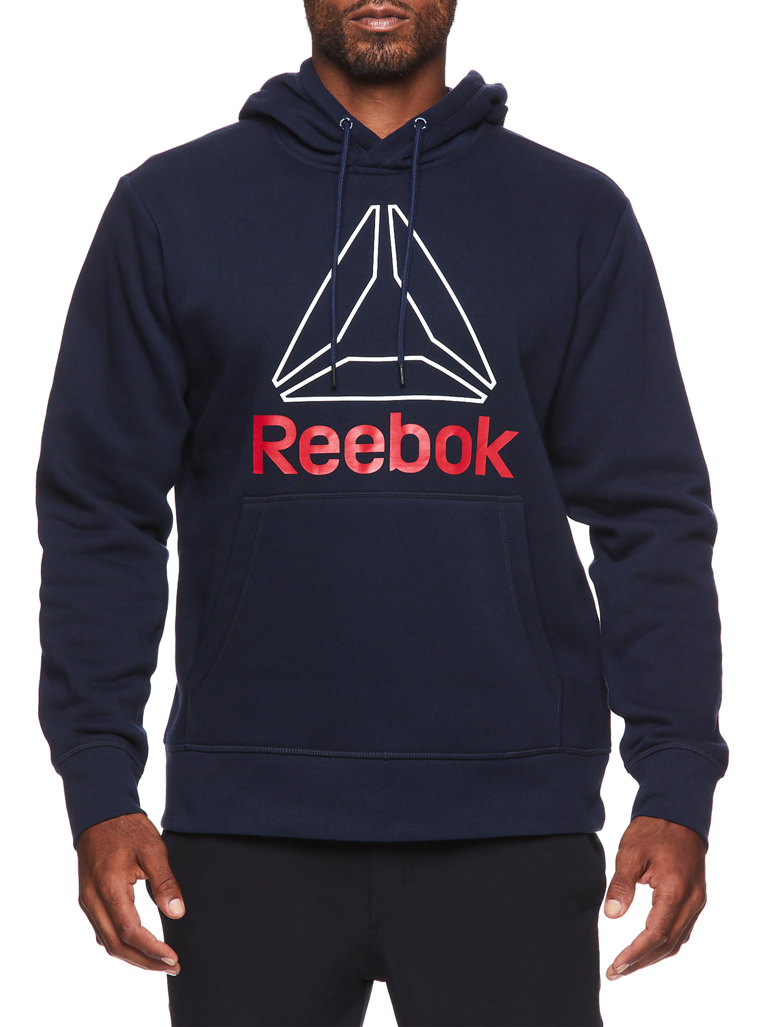 Reebok Mens and Big Mens Active Pullover Fleece Hoodie, Up to 3XL - image 1 of 5