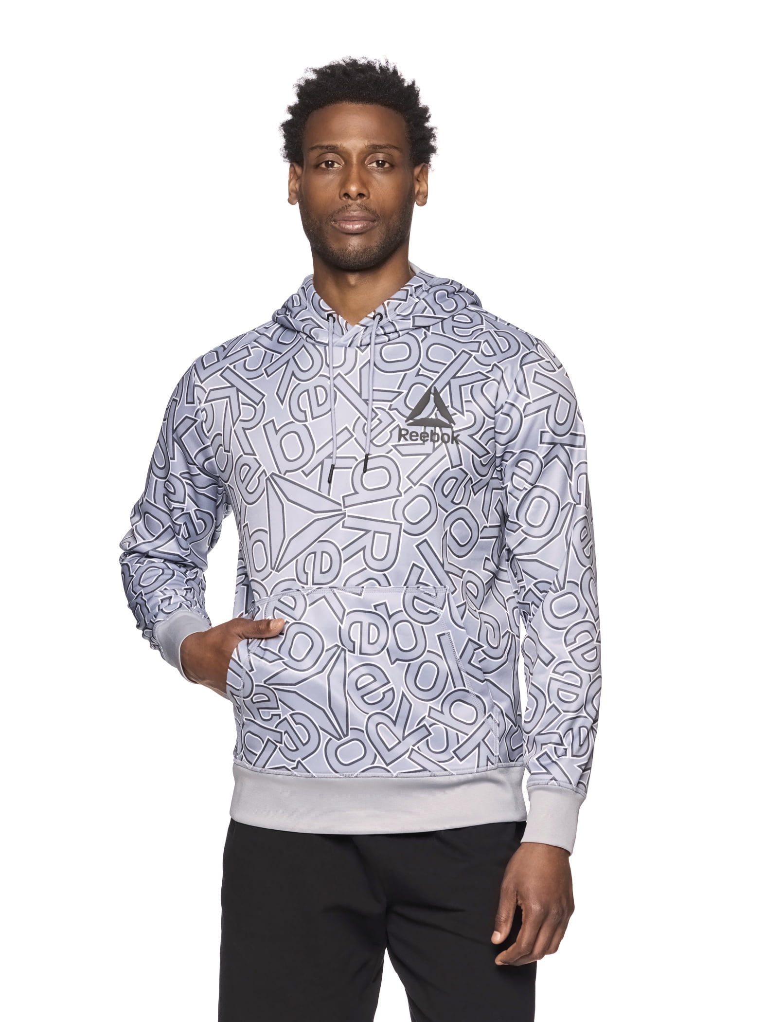 Relaxed-Fit All-Over Printed Hoodie