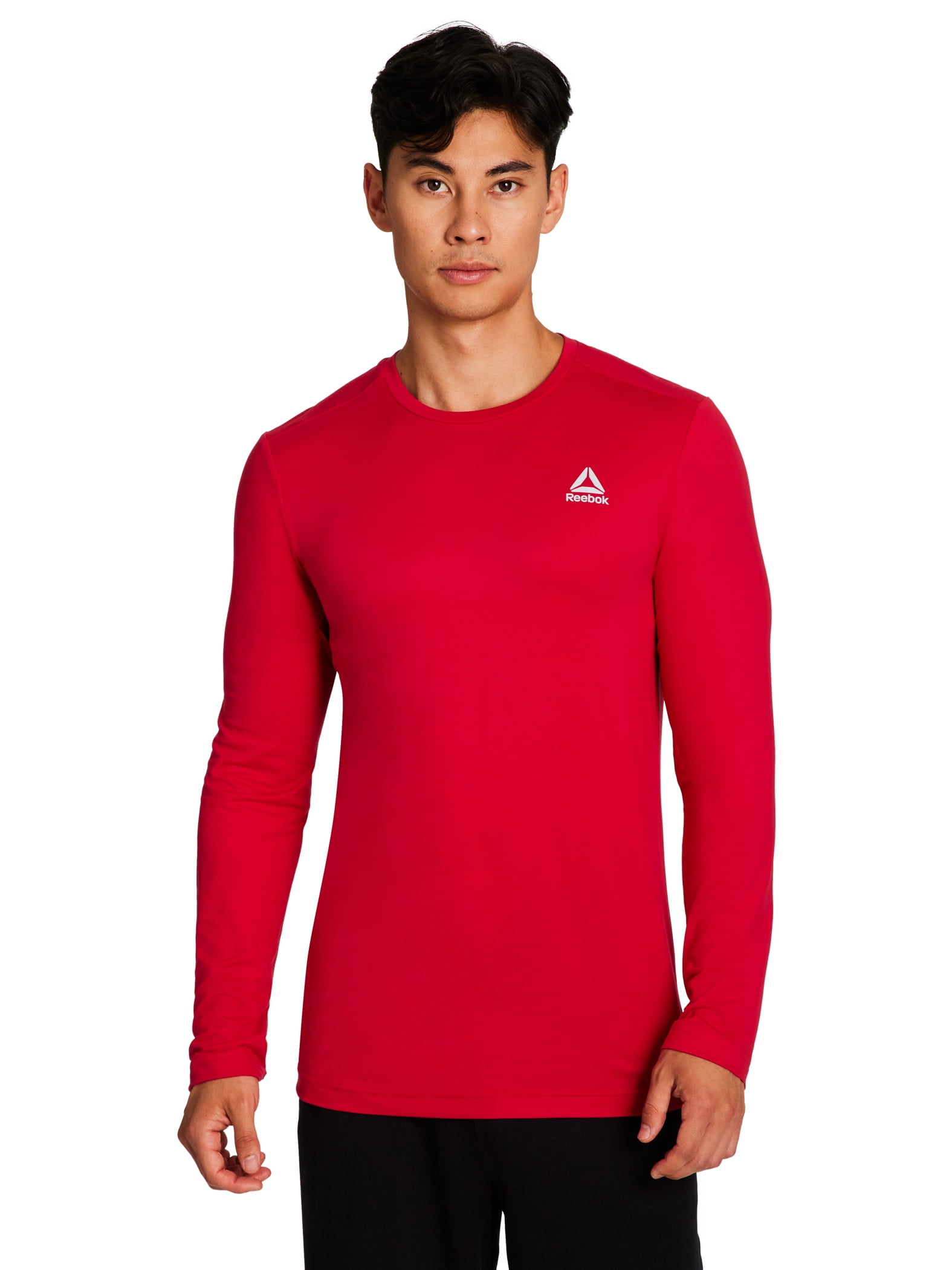 Reebok Men's and Big Men's Legacy Core Long Sleeve Tee Shirt, Sizes XS-5XL