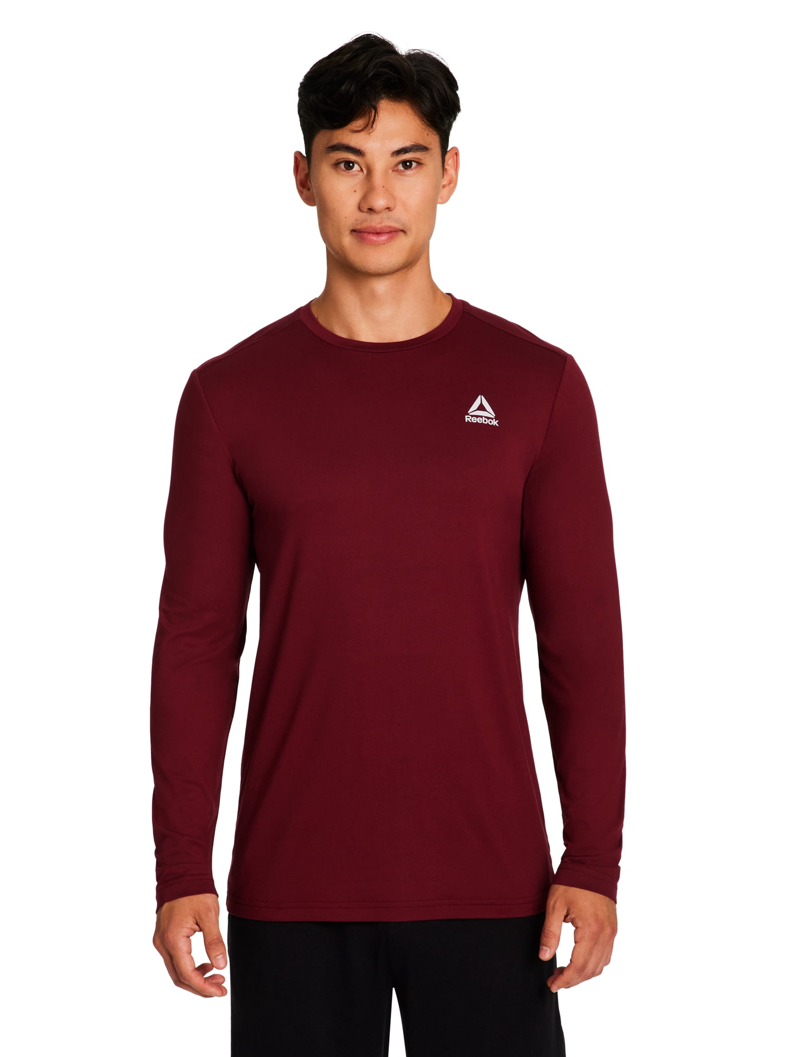 Reebok Men's and Big Men's Legacy Core Long Sleeve Tee Shirt, Sizes XS-5XL