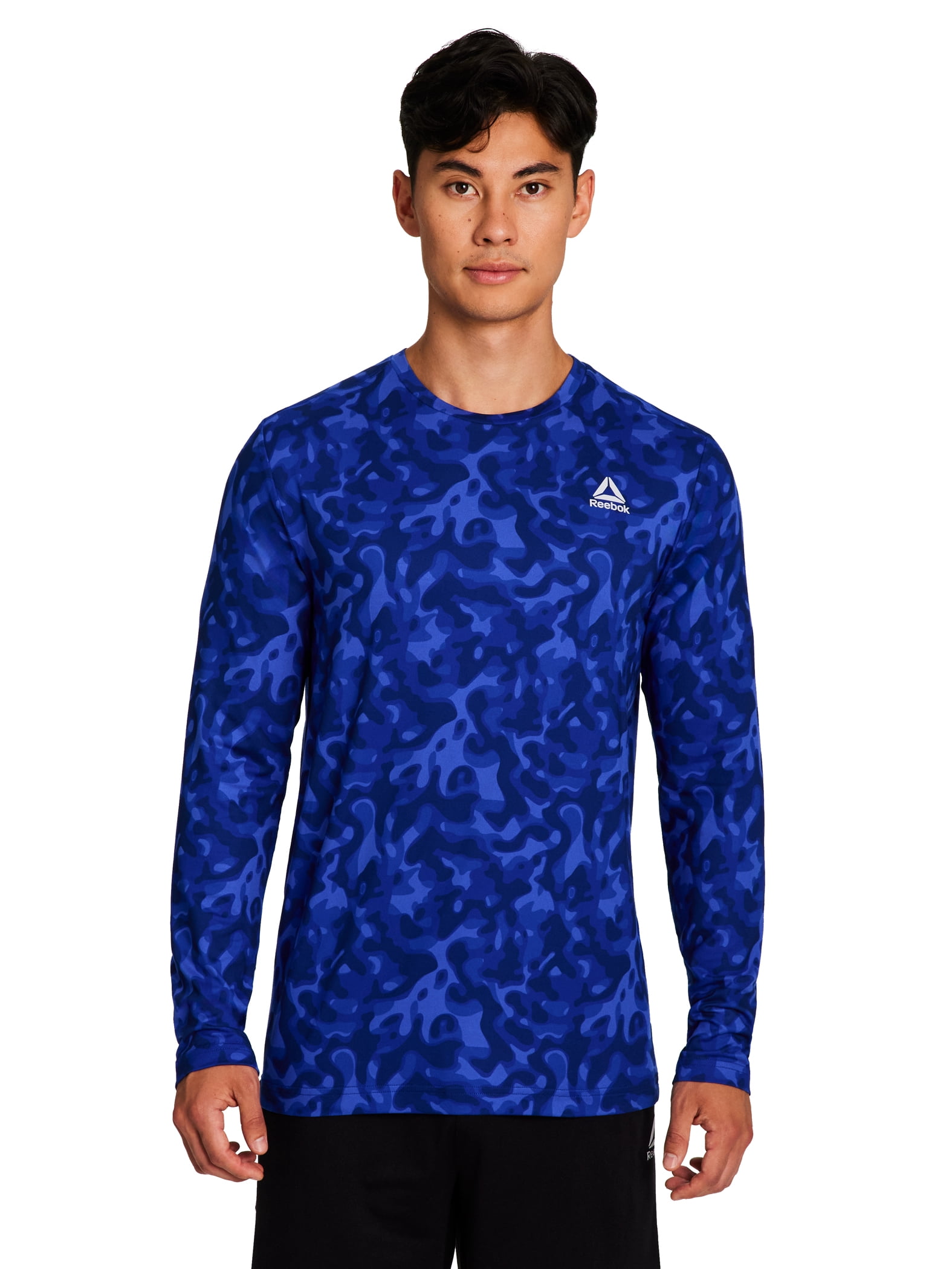 Reebok Men's and Big Men's Legacy Core Long Sleeve Tee Shirt, Sizes XS-5XL