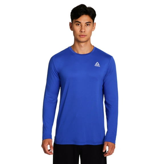 Reebok Men's and Big Men's Legacy Core Long Sleeve Tee Shirt, Sizes XS-5XL