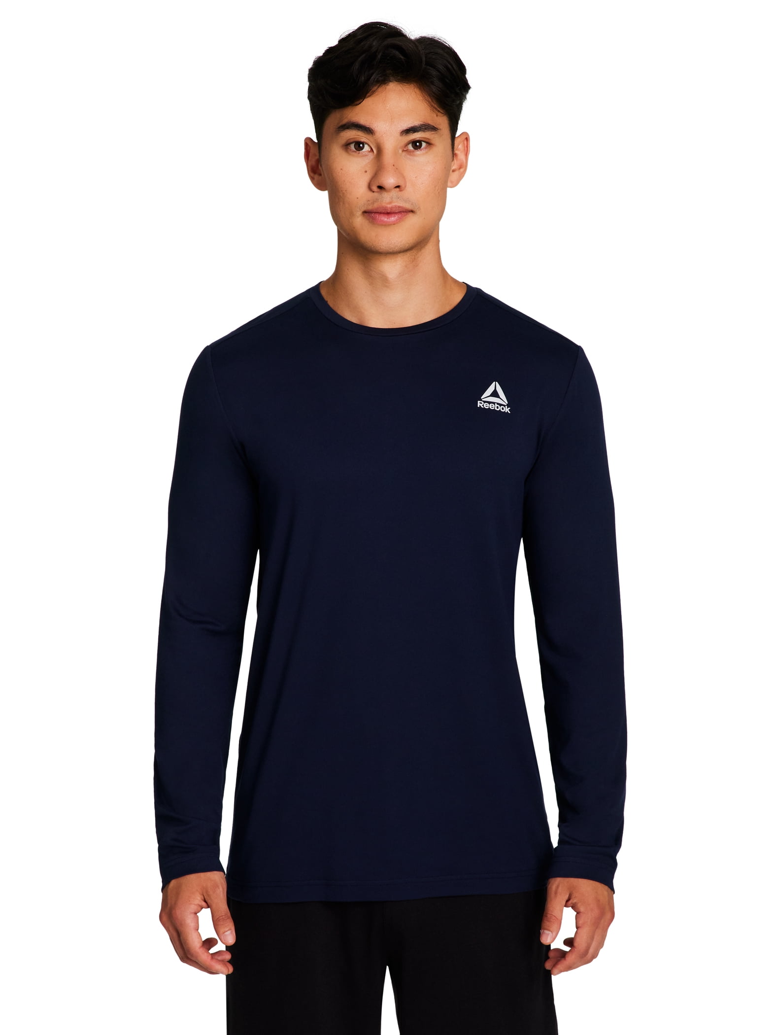 Reebok Men's and Big Men's Legacy Core Long Sleeve Tee Shirt, Sizes XS-5XL