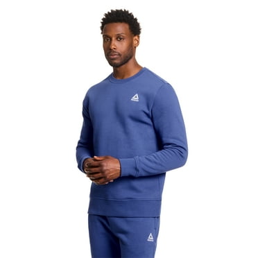 Reebok Men's and Big Men's Fleece Crewneck Sweatshirt, up to Sizes 3XL