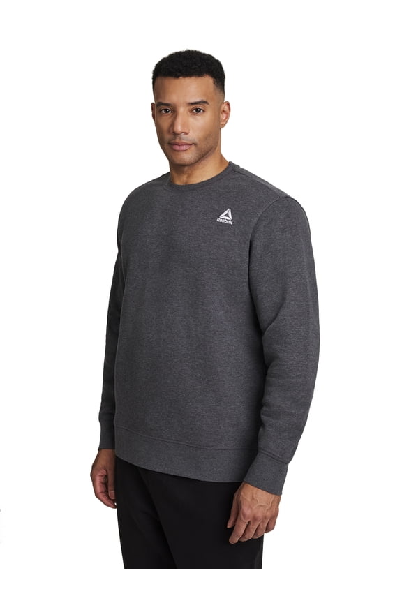 Men's and Big Men's Game Day Fleece Crewneck Sweatshirt, Sizes XS-5XL