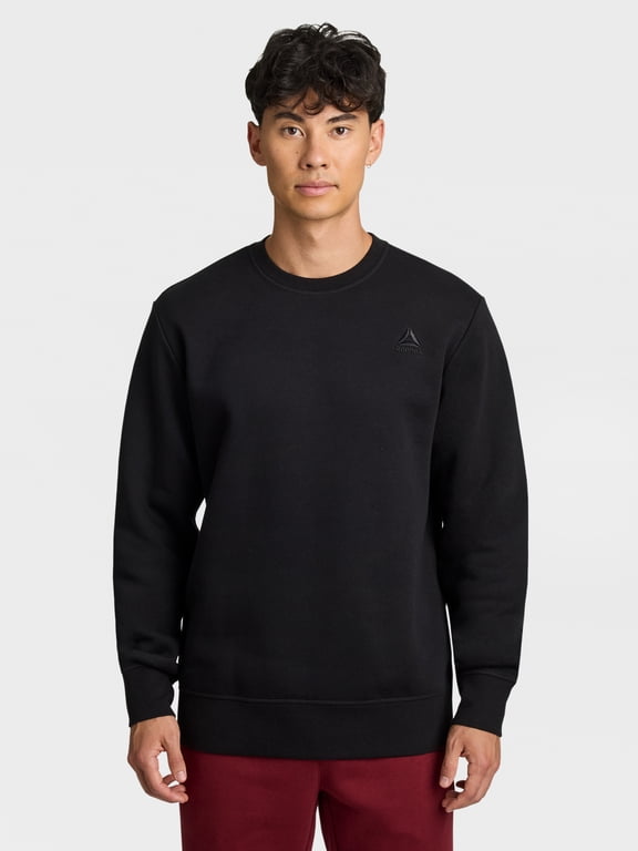 Men's and Big Men's Game Day Fleece Crewneck Sweatshirt, Sizes XS-5XL