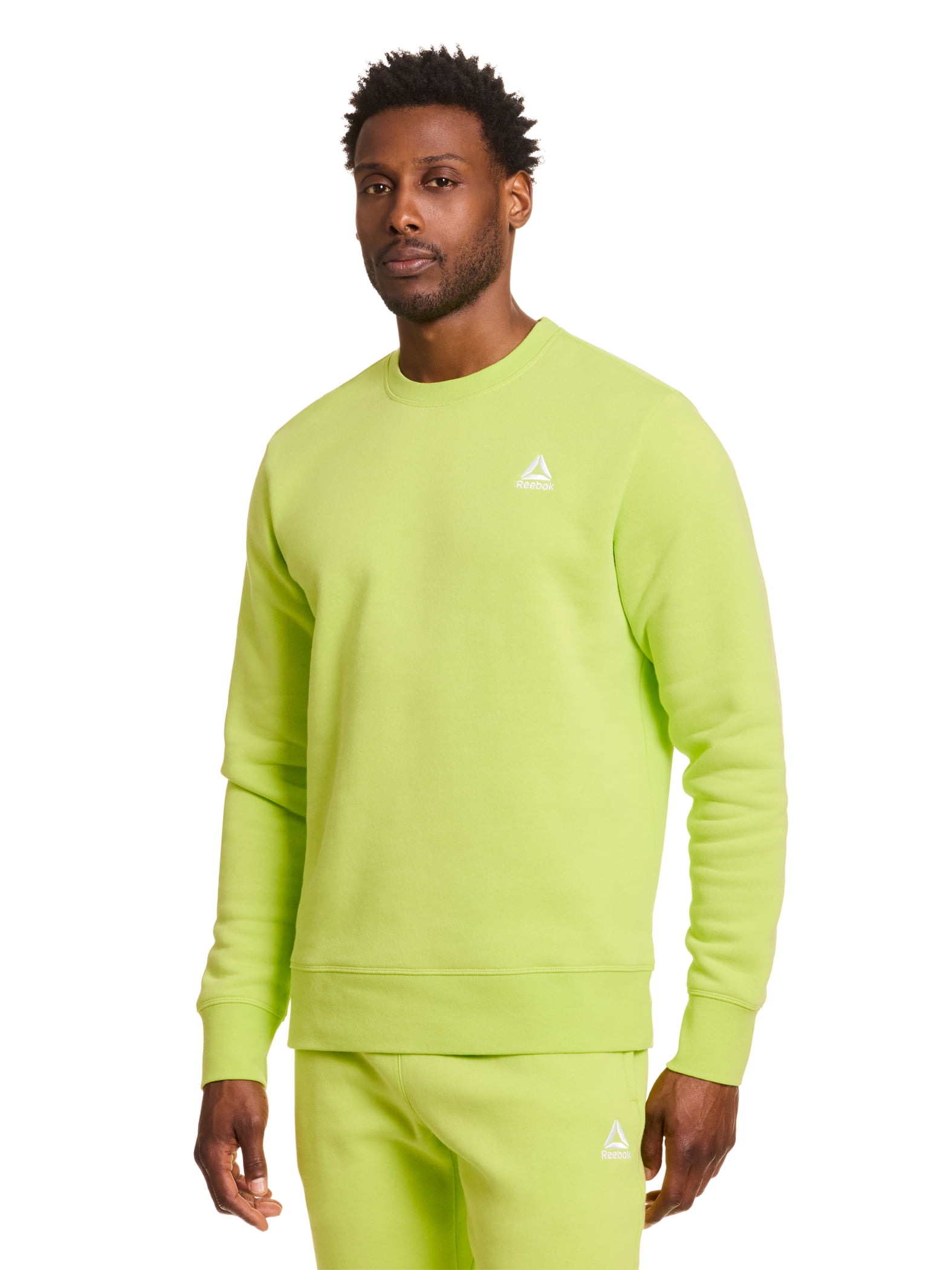 Reebok Men's and Big Men's Game Day Fleece Crewneck Sweatshirt, Sizes XS-5XL