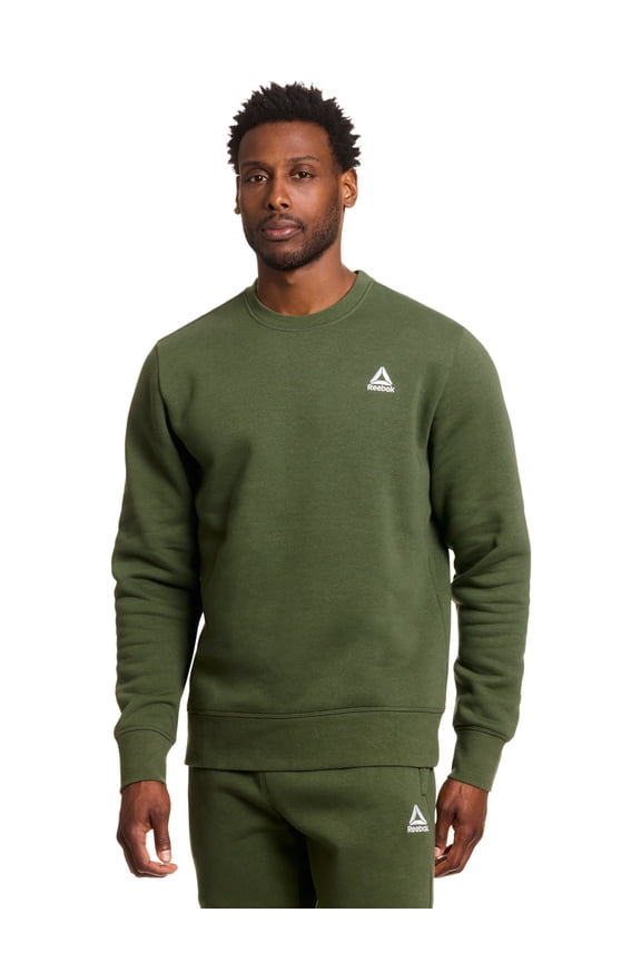 Men's and Big Men's Game Day Fleece Crewneck Sweatshirt, Sizes XS-5XL