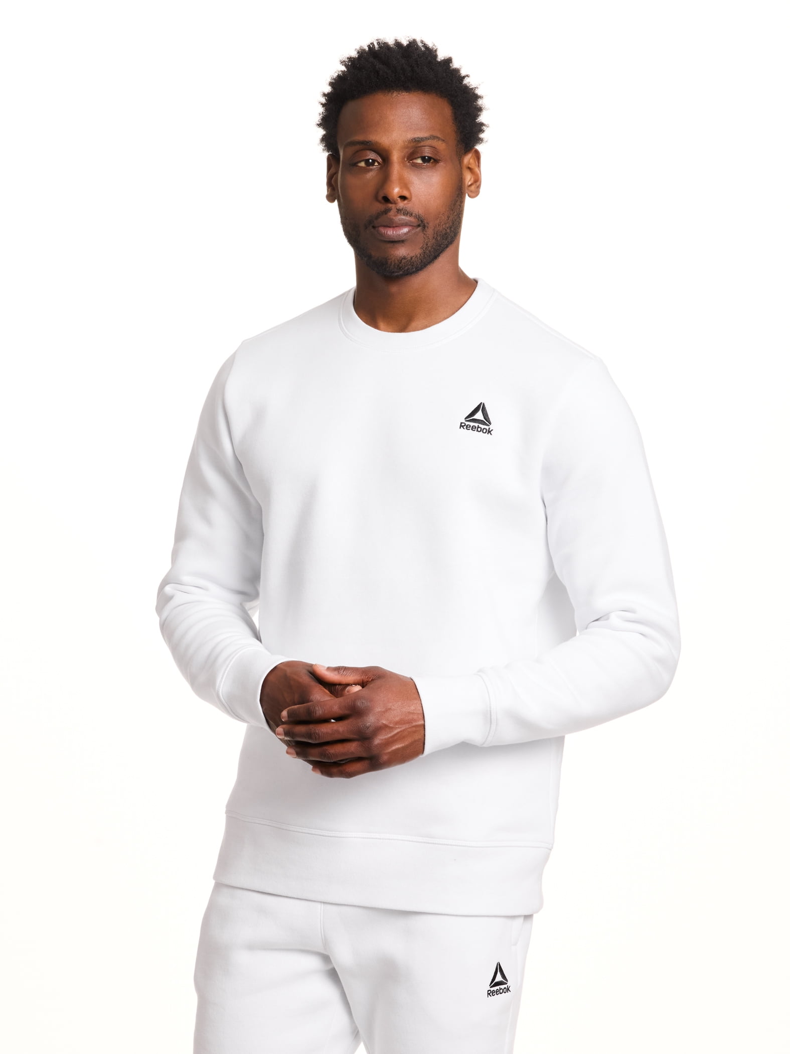 Reebok Men's and Big Men's Game Day Fleece Crewneck Sweatshirt, Sizes XS-5XL