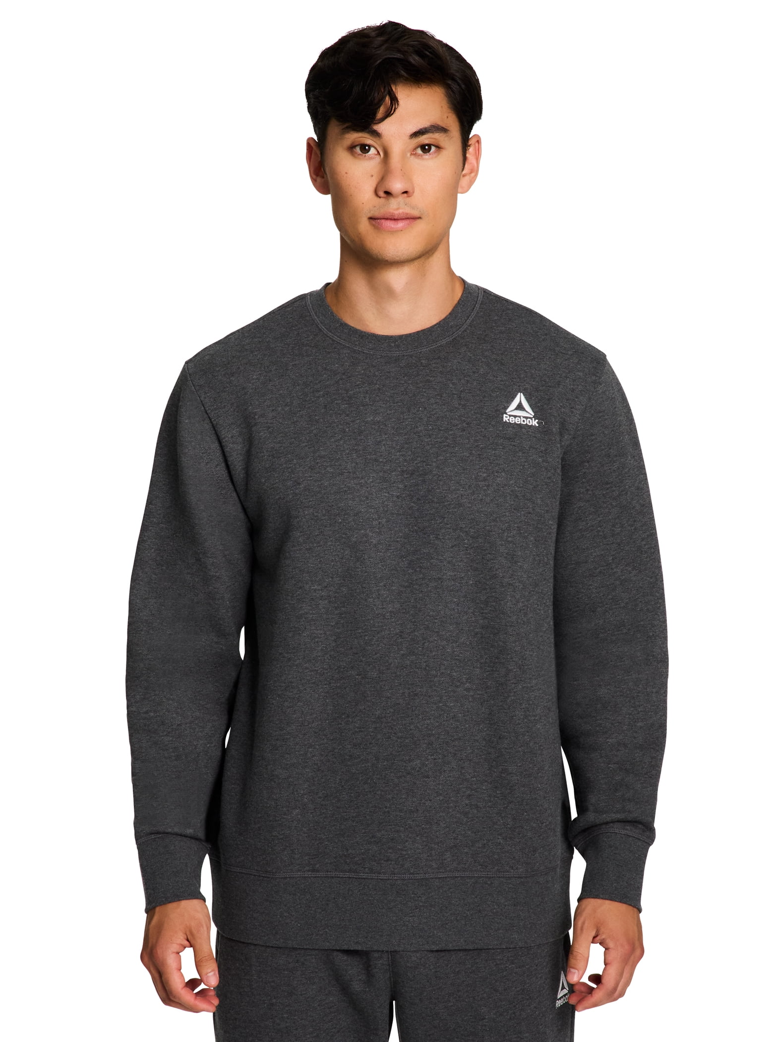 Reebok Men's and Big Men's Game Day Fleece Crewneck Sweatshirt, Sizes XS-5XL