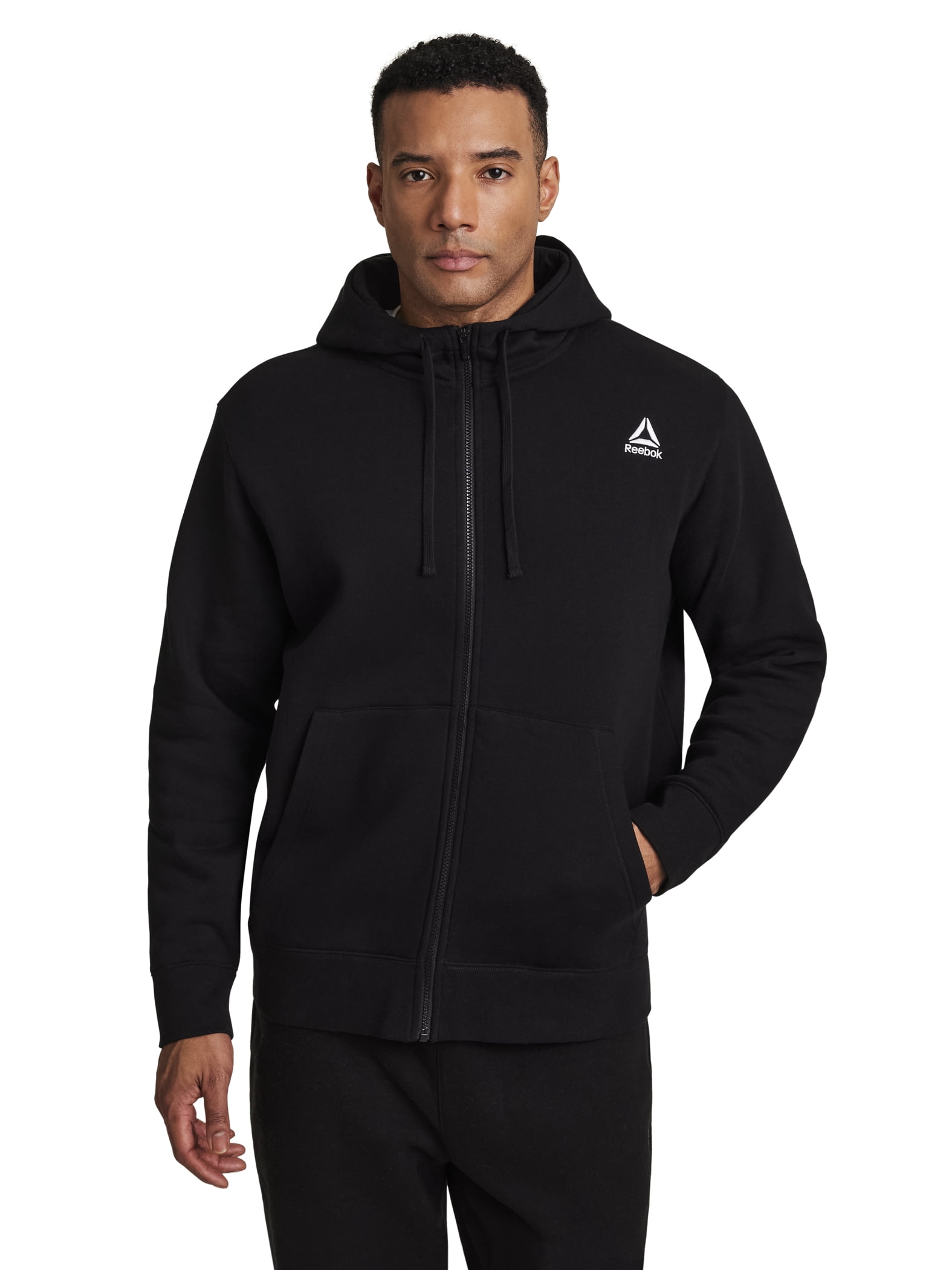 Reebok Men's and Big Men's Game Day Full Zip Hoodie, Sizes XS-5XL