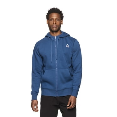 Reebok Mens and Big Mens Game Day Full Zip Hoodie, up to Sizes 3XL