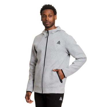 Reebok Mens and Big Mens Momentum Full Zip Hoodie, up to Sizes 3XL