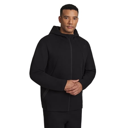Reebok Men's and Big Men's Momentum Fleece Full Zip Hoodie, Sizes XS-5XL