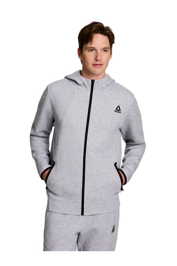 Men's and Big Men's Momentum Fleece Full Zip Hoodie, Sizes XS-5XL