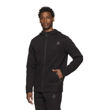 Reebok Men's and Big Men's Momentum Full Zip Hoodie, up to Sizes 3XL