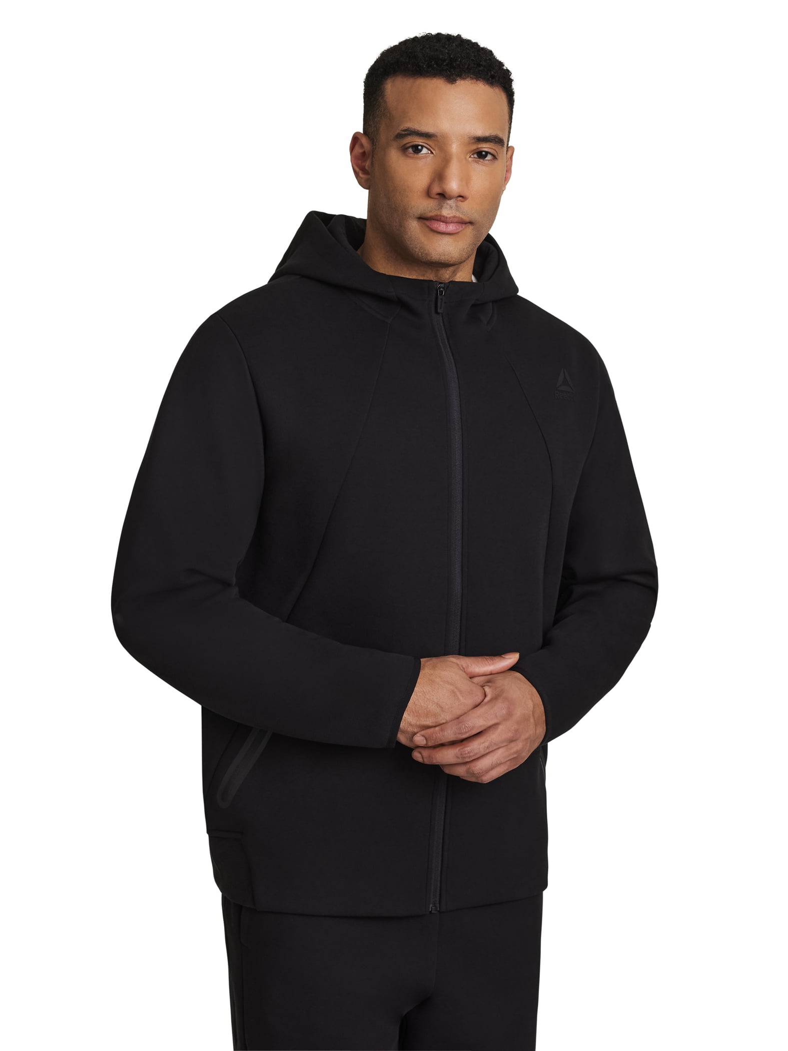 Reebok Men's and Big Men's Momentum Fleece Full Zip Hoodie, Sizes XS-5XL