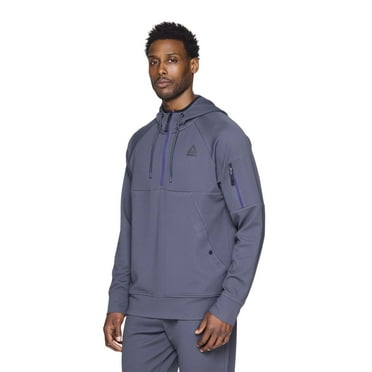 Reebok Mens and Big Mens Pathfinder Half Zip Hoodie , up to Sizes 3XL