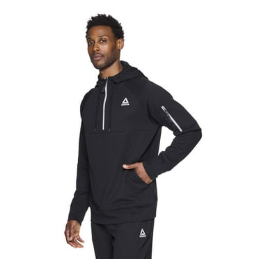 Reebok Mens and Big Mens Pathfinder Half Zip Hoodie , up to Sizes 3XL