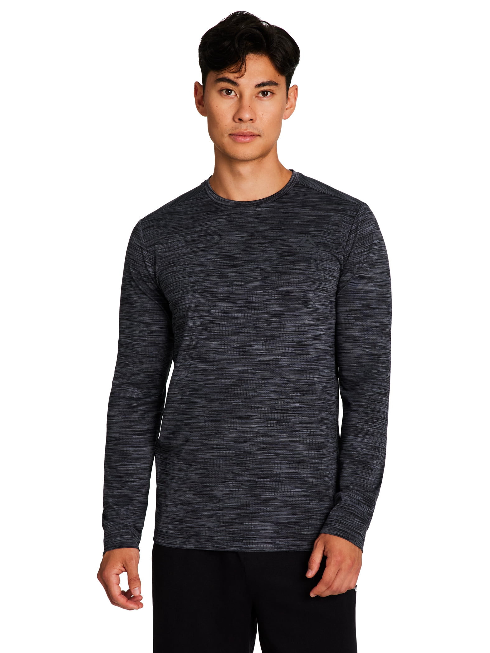 Reebok Mens and Big Mens Stride Performance Long Sleeve Shirt, Sizes XS-5XL