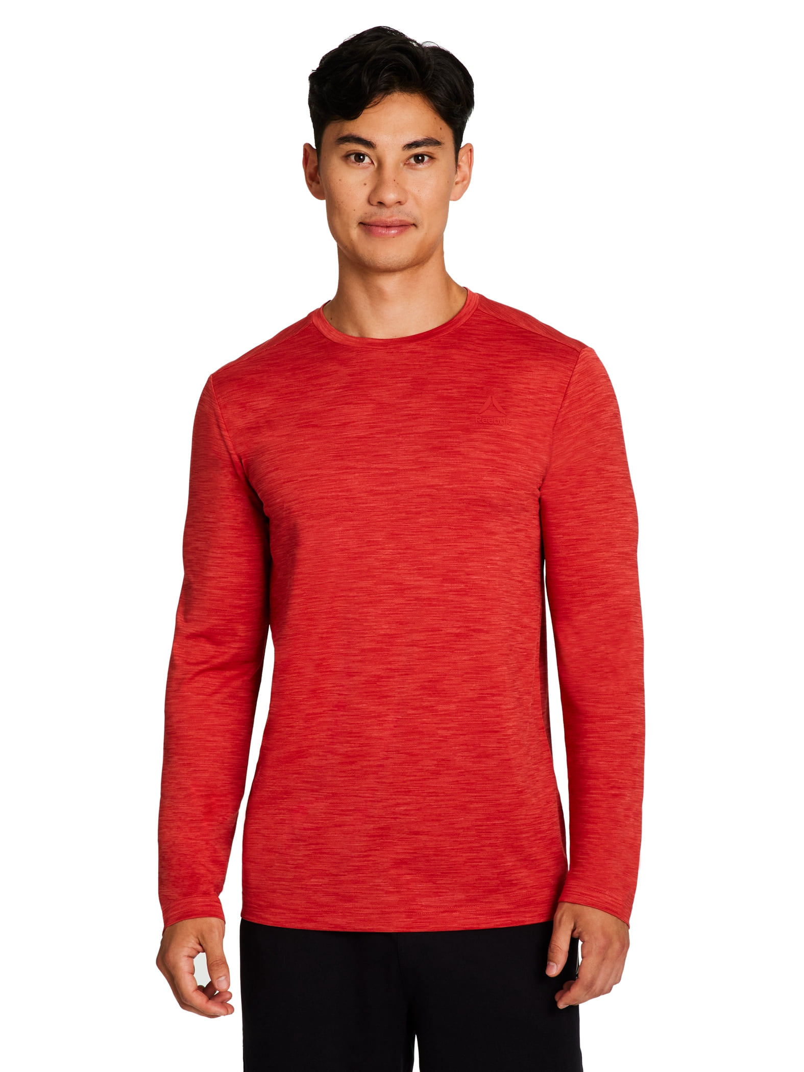 Reebok Mens and Big Mens Stride Performance Long Sleeve Shirt, Sizes XS-5XL