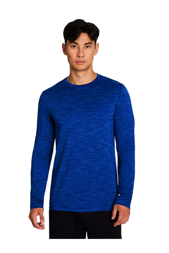 Mens and Big Mens Stride Performance Long Sleeve Shirt, Sizes XS-5XL