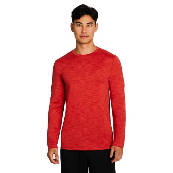 Reebok Mens and Big Mens Stride Performance Long Sleeve Shirt, Sizes XS-5XL