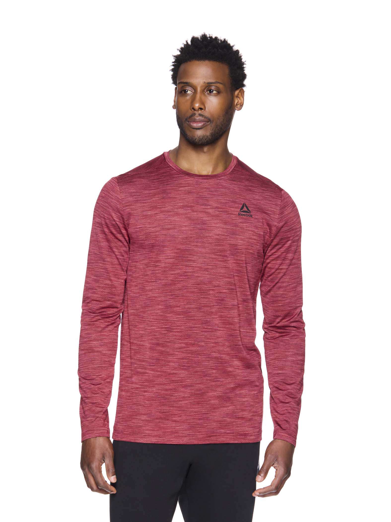 Reebok Men s Performance Long Sleeve Top Sizes S 3XL Polyester 