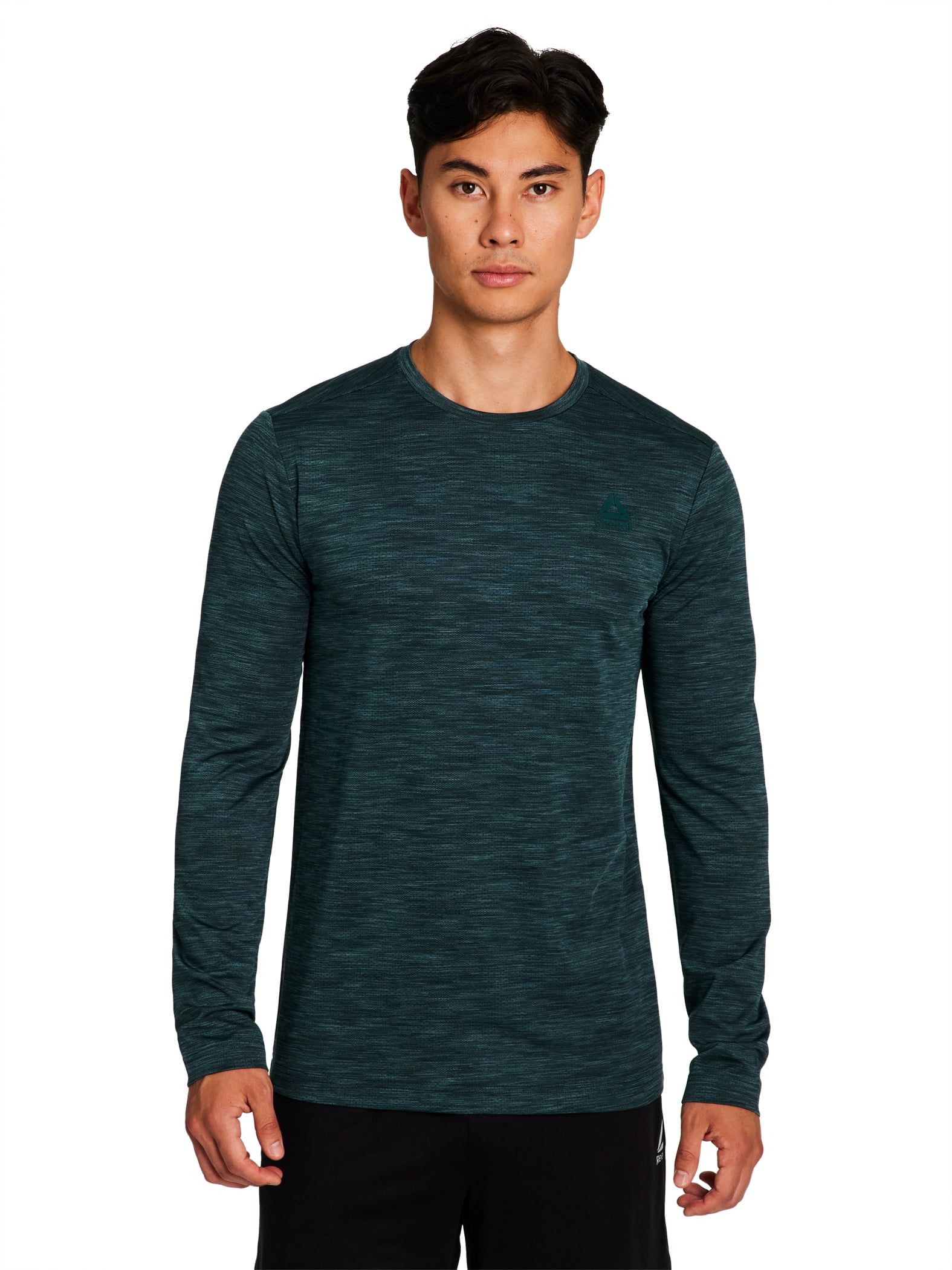 Reebok Mens and Big Mens Stride Performance Long Sleeve Shirt, Sizes XS-5XL