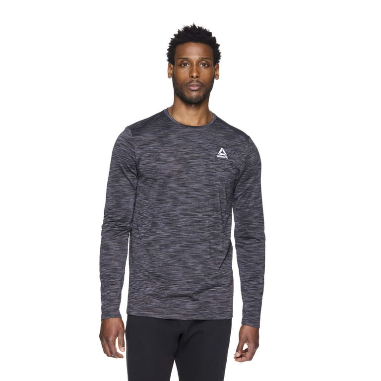Reebok Mens and Big Mens Stride Performance Long Sleeve Top Sizes S 3XL Walmart