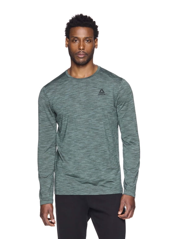 Mens and Big Mens Stride Performance Long Sleeve Shirt, Sizes XS-5XL