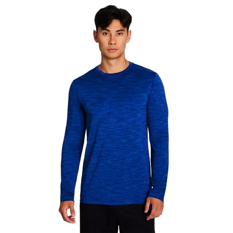Mens and Big Mens Stride Performance Long Sleeve Shirt, Sizes XS-5XL