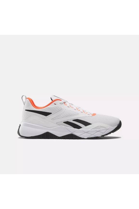 Mens Reebok NFX TRAINER Shoe Size: 11.5 Ftwwht - Cblack - Orgfla Cross Training