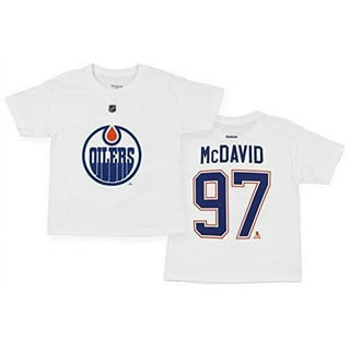 Mens Edmonton Oilers Iconic Name & Number Graphic T-Shirt - Connor McDavid  97
