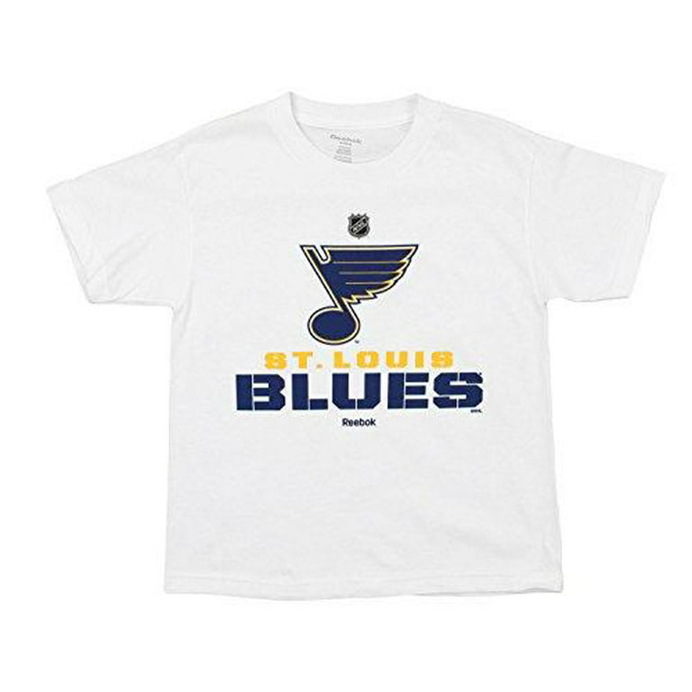 Reebok NHL Youth St. Louis Blues Clean Cut Short Sleeve Graphic