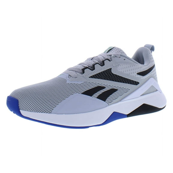 Reebok Nanoflex Tr 2.0 Mens Shoes Size 7.5, Color: Grey/Black/Green