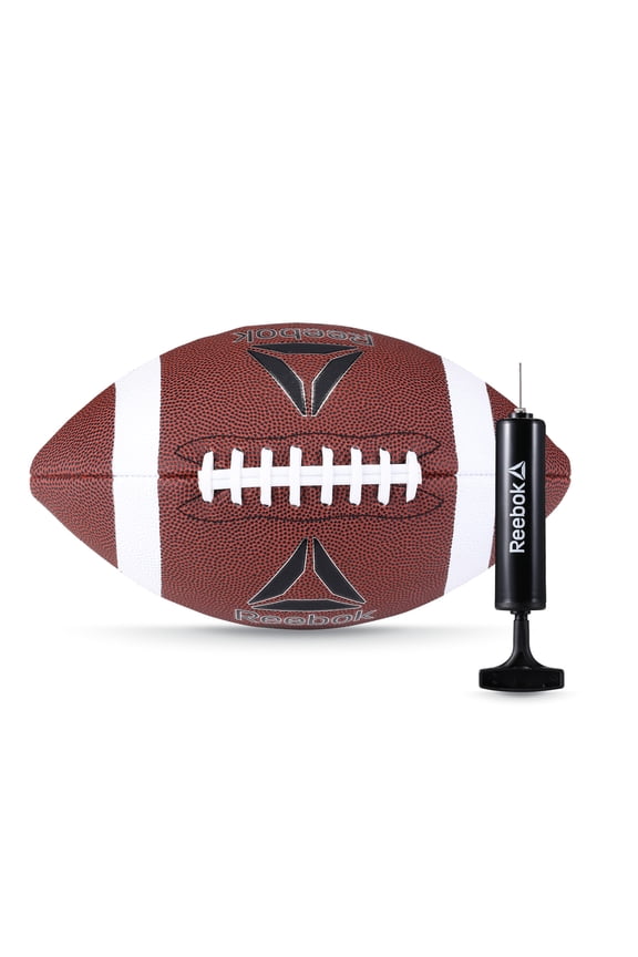 Official Size Football with Inflatable Pump - Durable Synthetic Leather, Ideal for Outdoor Sports & Recreation"