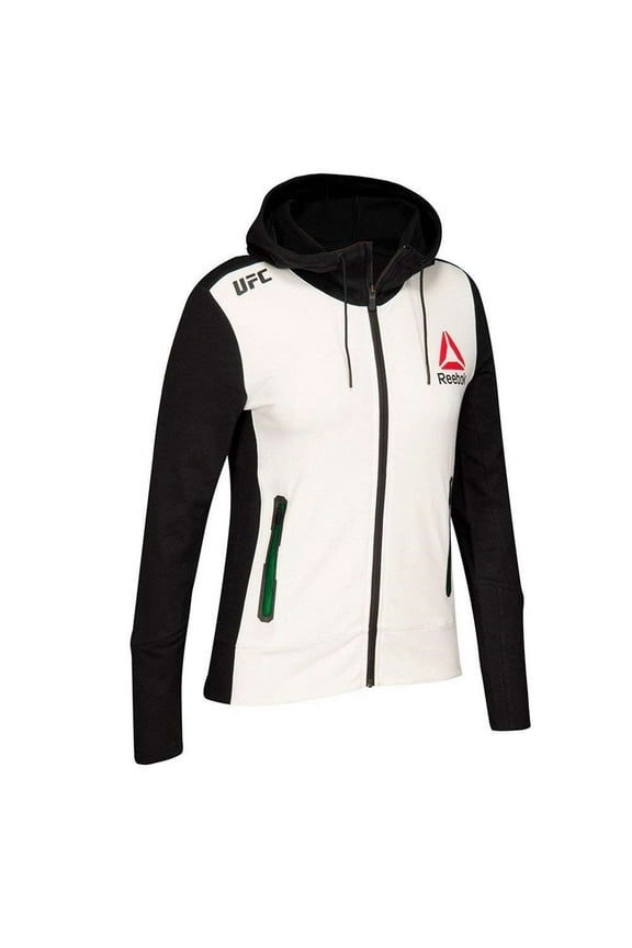 Official UFC Fight Kit BBG (White/Black/Green) Walkout Hoodie Women's