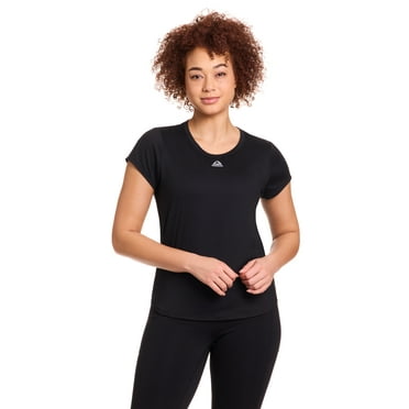 Reebok On the Run Short Sleeve Athletic Tee, Sizes XS-XXXL