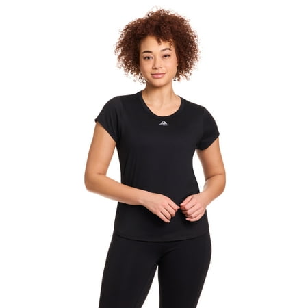 Reebok On the Run Short Sleeve Athletic Tee, Sizes XS-XXXL