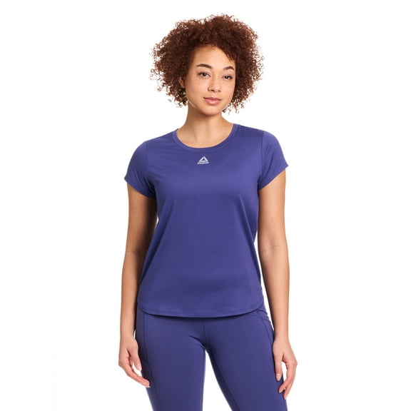 Reebok On the Run Short Sleeve Athletic Tee, Sizes XS-XXXL