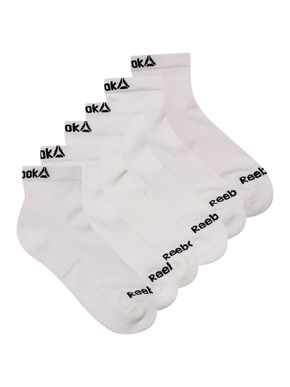 Performance Cotton Targeted Cushion Ankle Socks, 6-Pack