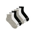 thumbnail image 1 of Reebok Performance Cotton Targeted Cushion Ankle Socks, 6-Pack, 1 of 4