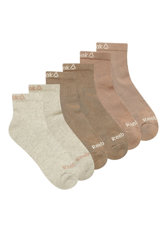 Performance Cotton Targeted Cushion Ankle Socks, 6-Pack