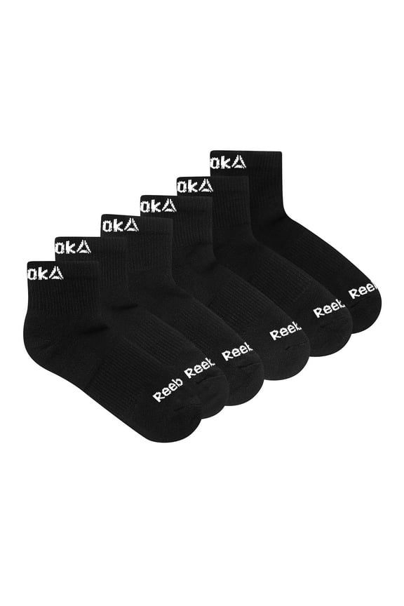 Performance Cotton Targeted Cushion Ankle Socks, 6-Pack